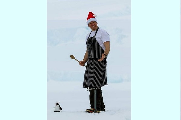 Chef Cooks All The Way In Antarctica