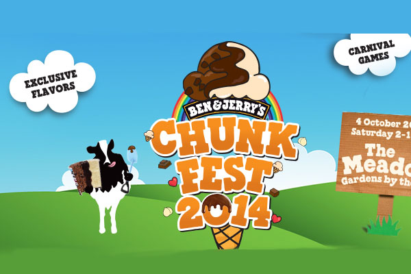 Ben & Jerry’s ice cream festival ChunkFest at Gardens by the Bay!