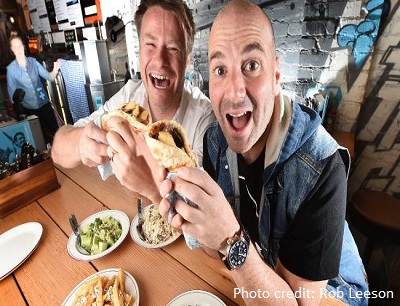George Calombaris and Neil Perry are opening fast-food outlets at an affordable price