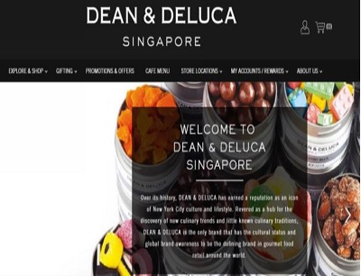 Dean and Deluca's E-Commerce Platform, A Gourmet Shopper's Online Paradise