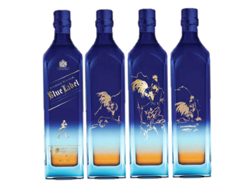 Johnnie Walker Blue Label Limited Collector's Edition 'Year Of The Rooster' Bottle
