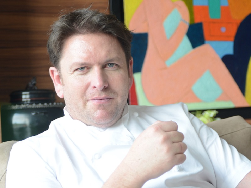 Celebrity Chef James Martin Was in Town