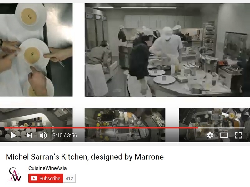 Michel Sarran’s Kitchen designed by Marrone