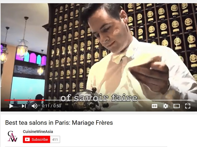 Best tea salons in Paris: Mariage Frères
