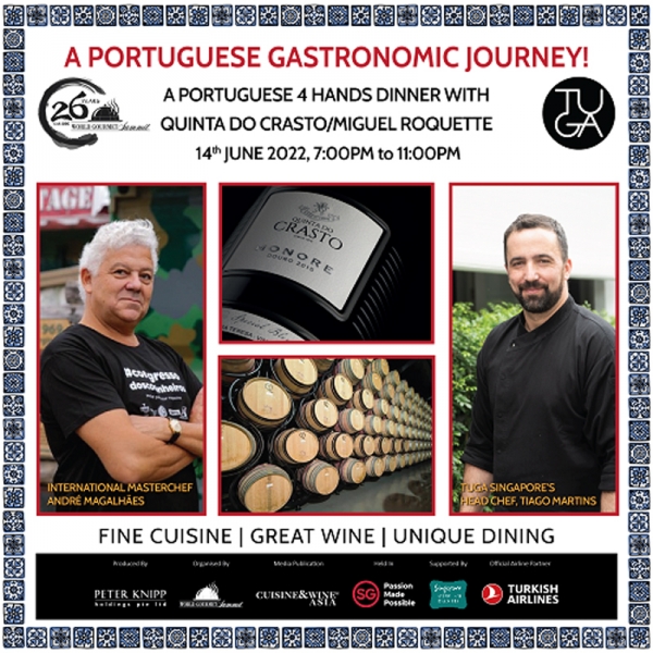 LAST CALL! Book Your Table To See Portuguese International MasterChef and TUGA Singapore Create a 4-Hands Dinner For You!