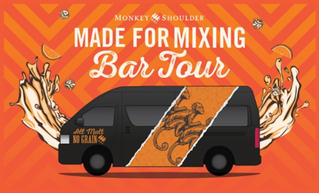 Mixing Party at the Monkey Shoulder Made for Mixing Bar Tour!