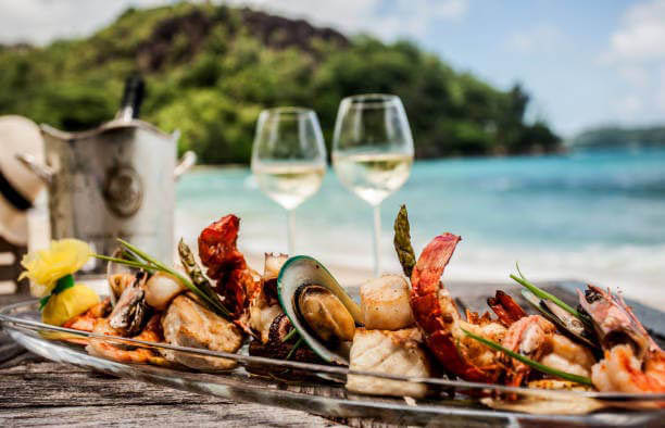 TGIF with a Wine & Seafood Dinner!