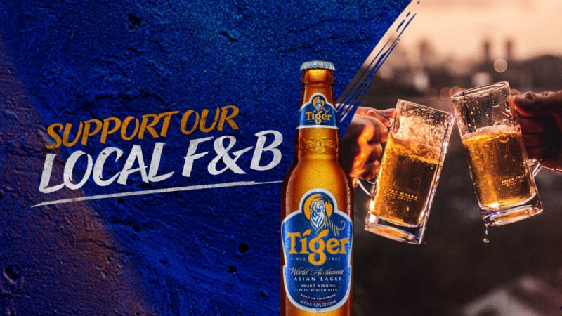 Tiger Beer Pledges SGD1 Million to Support Local F&B Establishments
