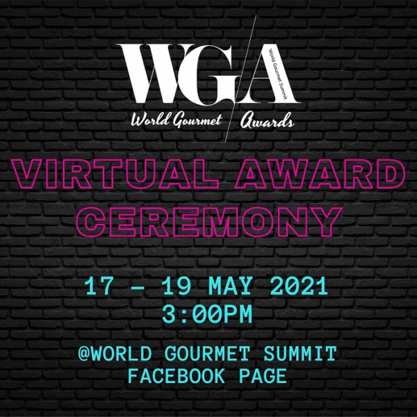 World Gourmet Awards Announces Date of Virtual Awards Ceremony, To Be Split In Three Days