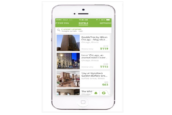 Groupon App offers Last Minute Hotel Deals