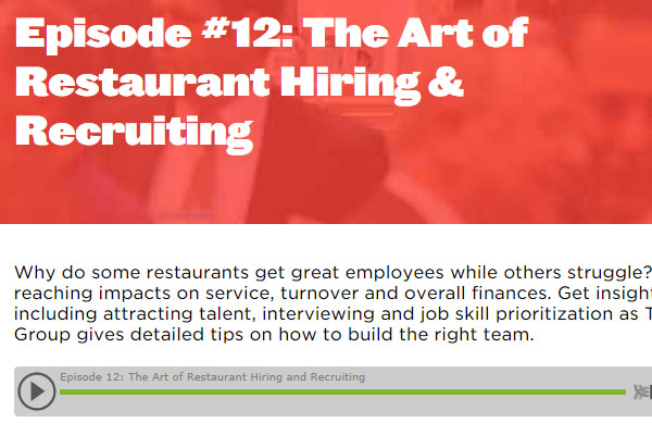 The Art of Restaurant Recruitment