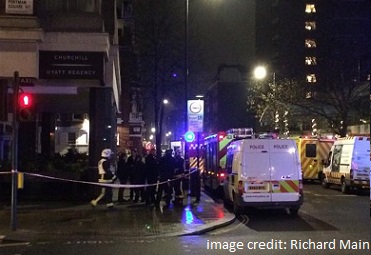 Suspected gas leak causes blast in a Hyatt hotel, London