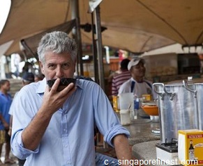Without Singapore’s hawker food, my food hall is “nothing”, says Anthony Bourdain