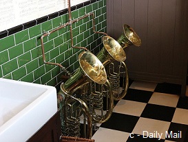 Quirky restaurant restrooms in the UK