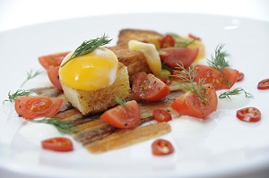 Crispy Pork Belly & Egg on Toast