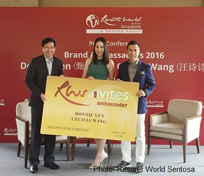 Resorts World Sentosa Announces New Brand Ambassadors