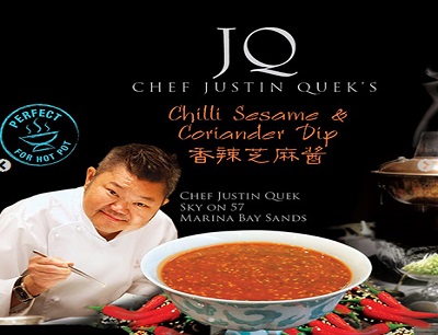 Chef Justin Quek’s Chilli, Sesame and Coriander Dip