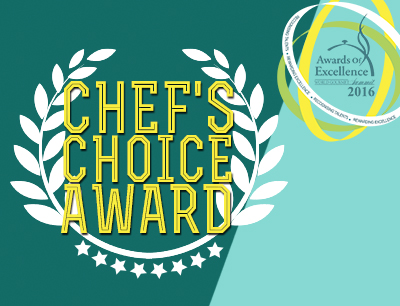 Awards of Excellence 2016 Chef’s Choice Award (Asian Cuisine)