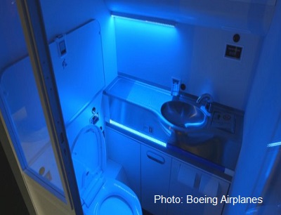 Self-Cleaning Bathrooms On Airplanes