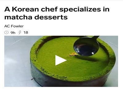 A fan of matcha? This is the video to make you salivate!