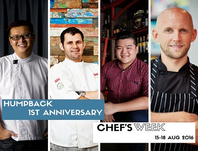 Chef's Week, At The Humpback's first birthday!
