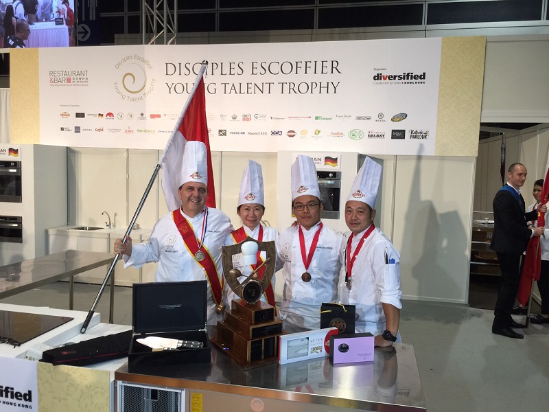 Executive Chef Sandro Falbo Wins Chef Battle At Disciples Escoffier in Hong Kong!