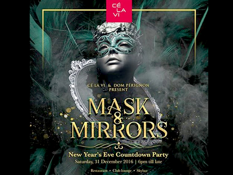 Cuisine & Wine Asia’s  social media pick of the week :CÉ LA VI Singapore’s Mask & Mirrors