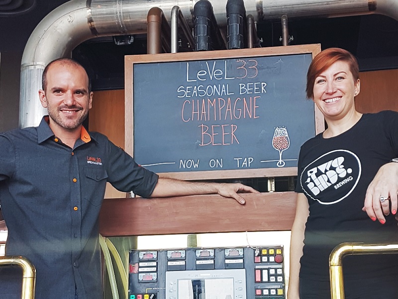 LeVel33 X Two Birds Brewing Beer Collaboration