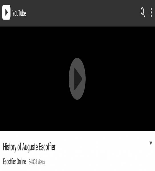 The History of August Escoffier