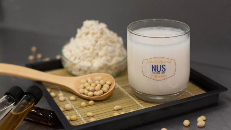 Food Scientists From NUS Turn Soy Waste Product Into Beverage