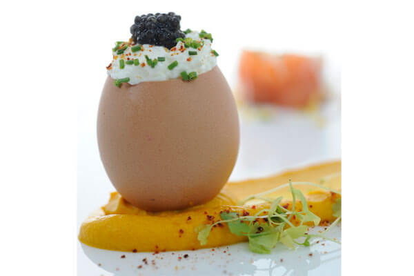 Brouillade (Chilled Scrambled Egg With Smoked Salmon & Caviar)