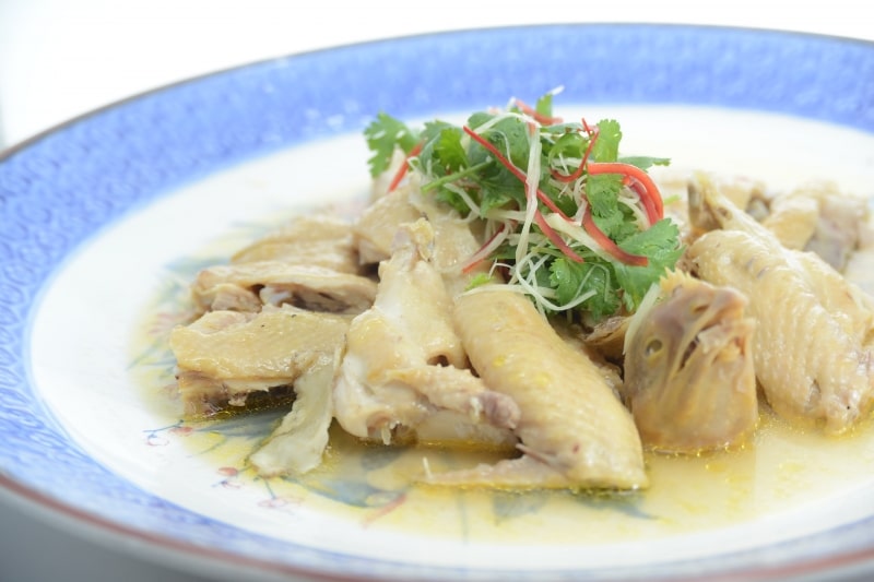 Steamed Chicken With Angelica Sinese
